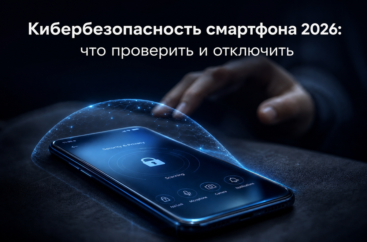 Кибербезопасность смартфона 2026: что проверить и отключить